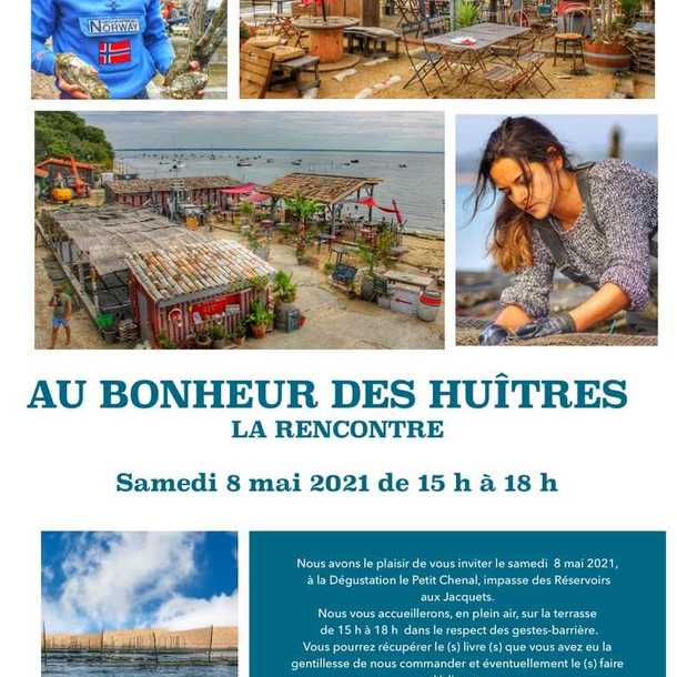 AU BONHEUR DES HUÎTRES - Le livre : RENDEZ VOUS LE SAMEDI 8 MAI